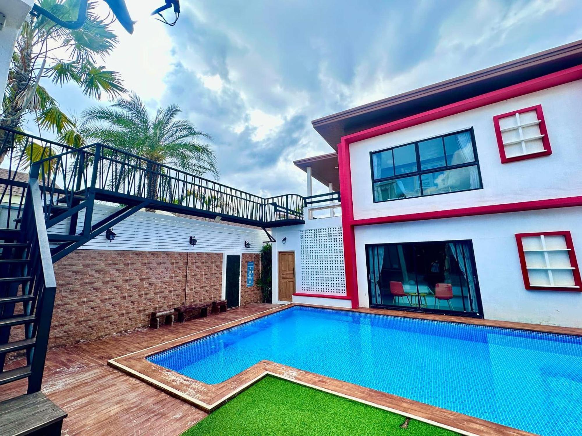 Virawan Home Villa ที่พักเกาะล้าน Exteriér fotografie